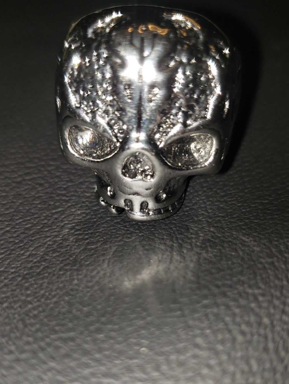 Silver Skull Ring - Bold Skull Statement
